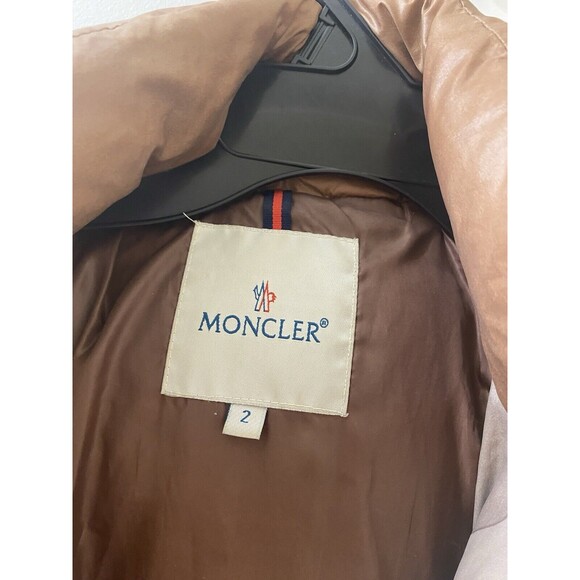 MONCLER BEAUMONT VERMONT WOOL CAMOUFLAGE DOWN JACKET OFF WHITE GREY Used - Picture 10 of 16